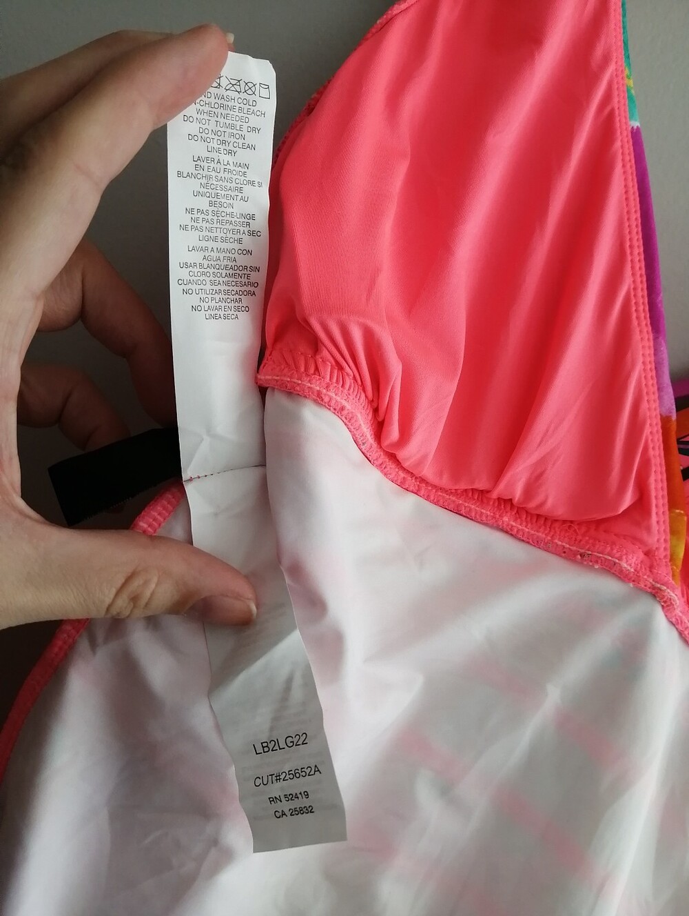 NWOT La Blanca Isla Del Sol Vibrant Multi-Strap One Piece Swim Bathing Suit 10 - Picture 14 of 16